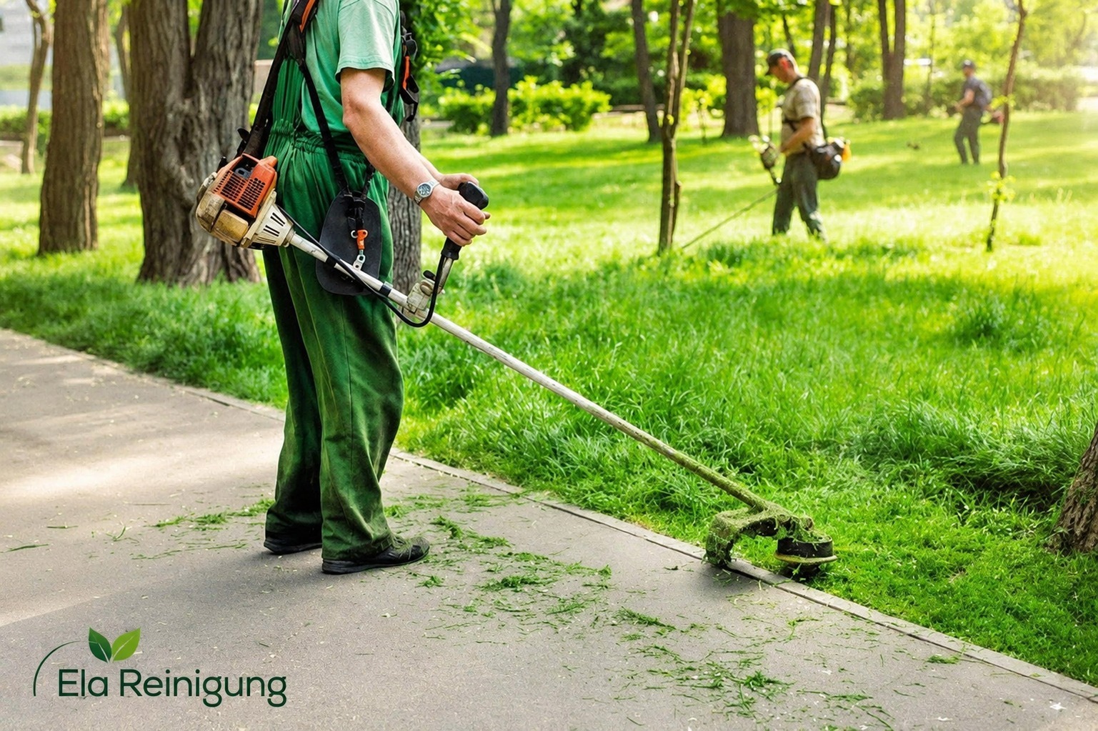 Professionelle Rasenpflege durch Ela Reinigung