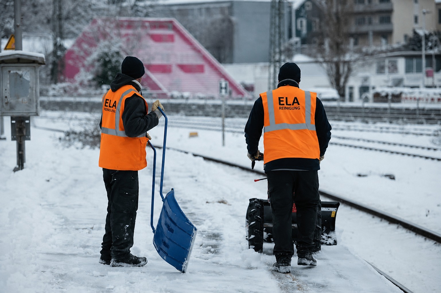Professionelle Schneeräumung im Winterdienst